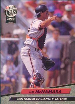 #592 Jim McNamara - San Francisco Giants - 1992 Ultra Baseball