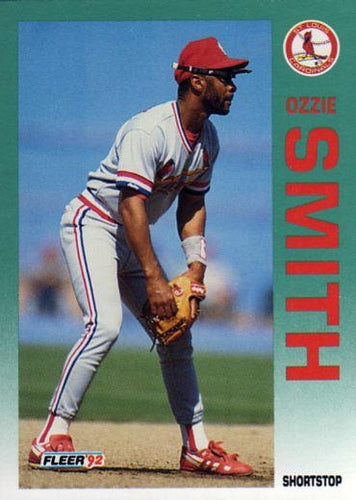 #592 Ozzie Smith - St. Louis Cardinals - 1992 Fleer Baseball