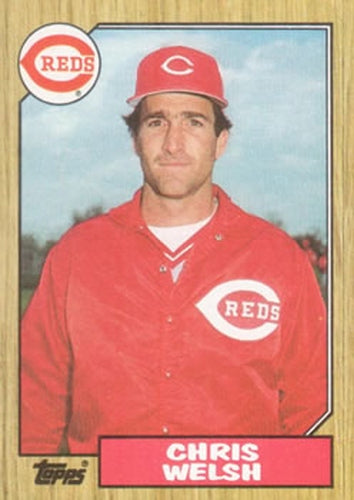 #592 Chris Welsh - Cincinnati Reds - 1987 Topps Baseball