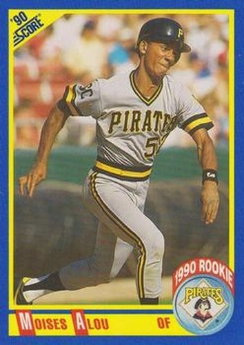 #592 Moises Alou - Pittsburgh Pirates - 1990 Score Baseball