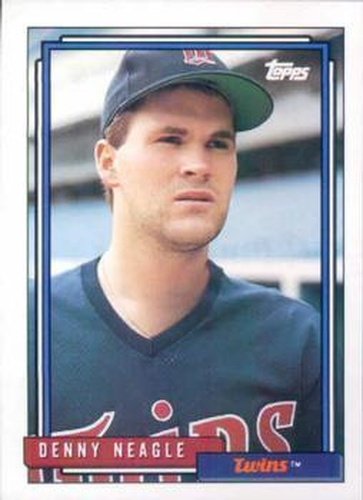 #592 Denny Neagle - Minnesota Twins - 1992 Topps Baseball