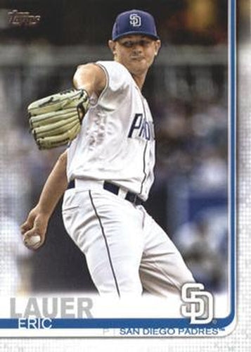 #592 Eric Lauer - San Diego Padres - 2019 Topps Baseball
