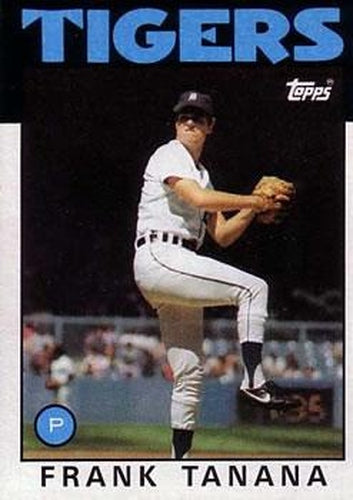#592 Frank Tanana - Detroit Tigers - 1986 Topps Baseball