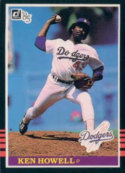 #592 Ken Howell - Los Angeles Dodgers - 1985 Donruss Baseball