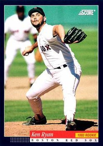 #592 Ken Ryan - Boston Red Sox -1994 Score Baseball