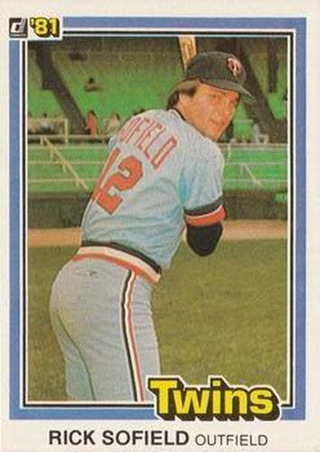 #592 Rick Sofield - Minnesota Twins - 1981 Donruss Baseball
