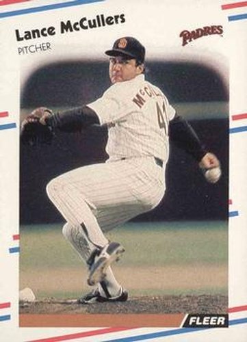 #592 Lance McCullers - San Diego Padres - 1988 Fleer Baseball