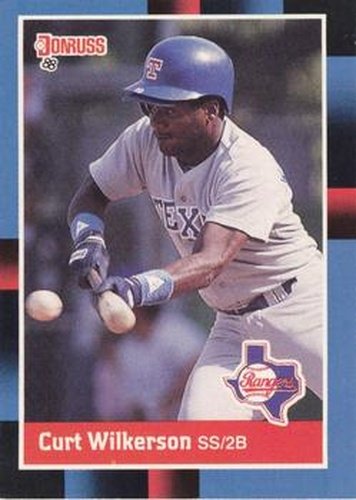 #592 Curt Wilkerson - Texas Rangers - 1988 Donruss Baseball