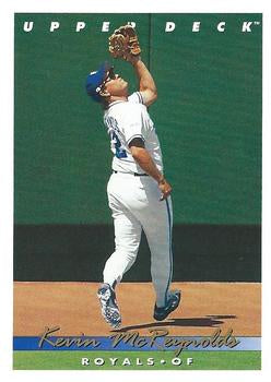 #592 Kevin McReynolds - Kansas City Royals - 1993 Upper Deck Baseball