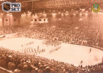 #592 Opening Night at Maple Le - 1991-92 Pro Set Hockey