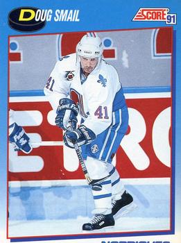 #592 Doug Smail - Quebec Nordiques - 1991-92 Score Canadian Bilingual Hockey