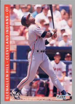 #592 Glenallen Hill - Cleveland Indians - 1993 Fleer Baseball