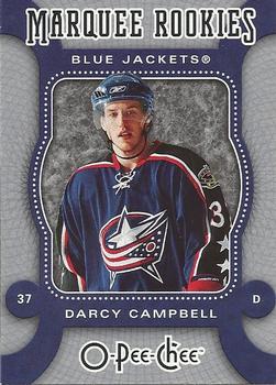 #592 Darcy Campbell - Columbus Blue Jackets - 2007-08 O-Pee-Chee Hockey