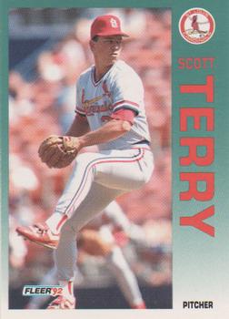 #593 Scott Terry - St. Louis Cardinals - 1992 Fleer Baseball