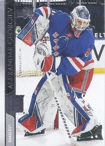 #593 Alexandar Georgiev - New York Rangers - 2020-21 Upper Deck Hockey