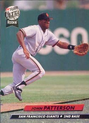 #593 John Patterson - San Francisco Giants - 1992 Ultra Baseball
