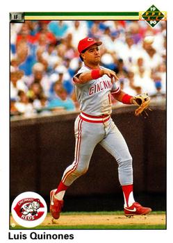 #593 Luis Quinones - Cincinnati Reds - 1990 Upper Deck Baseball