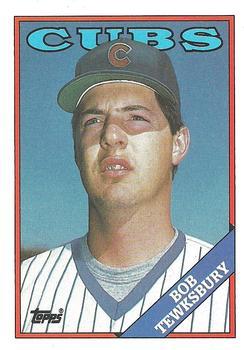 #593 Bob Tewksbury - Chicago Cubs - 1988 Topps Baseball