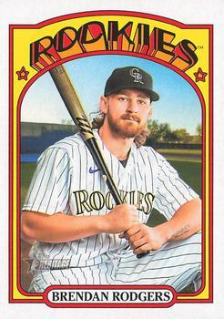 #593 Brendan Rodgers - Colorado Rockies - 2021 Topps Heritage Baseball