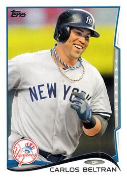 #593 Carlos Beltran - New York Yankees - 2014 Topps Baseball