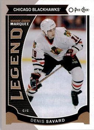 #593 Denis Savard - Chicago Blackhawks - 2015-16 O-Pee-Chee Hockey