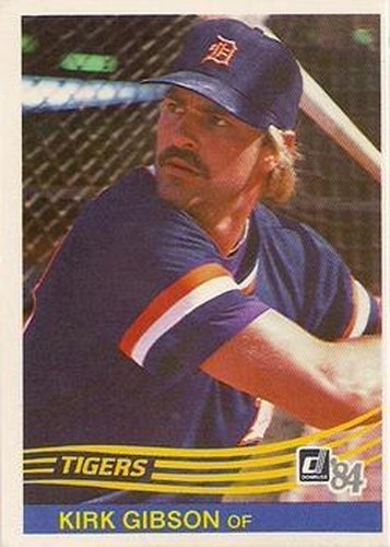 #593 Kirk Gibson - Detroit Tigers - 1984 Donruss Baseball