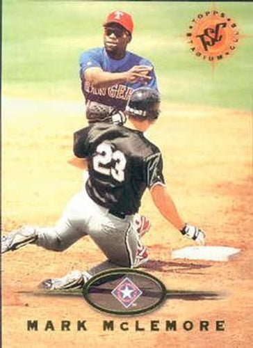 #593 Mark McLemore - Texas Rangers - 1995 Stadium Club Baseball