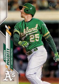 #593 Stephen Piscotty - Oakland Athletics - 2020 Topps Baseball
