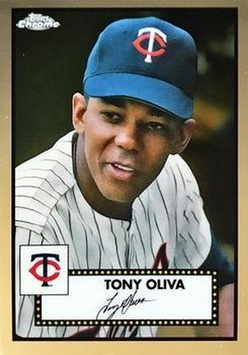 #593 Tony Oliva - Minnesota Twins - 2021 Topps Chrome Platinum Anniversary Baseball