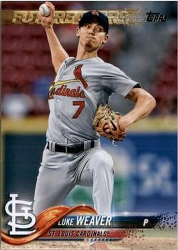#593 Luke Weaver - St. Louis Cardinals - 2018 Topps Baseball