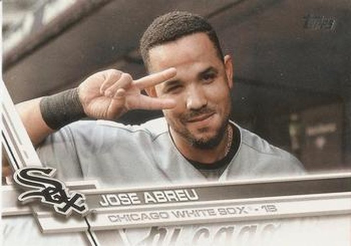 #593b Jose Abreu - Chicago White Sox - 2017 Topps Baseball