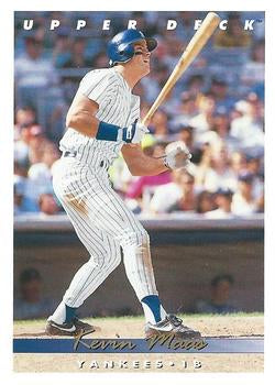 #594 Kevin Maas - New York Yankees - 1993 Upper Deck Baseball