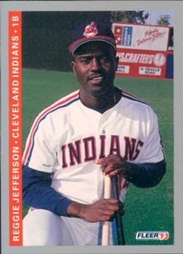 #594 Reggie Jefferson - Cleveland Indians - 1993 Fleer Baseball