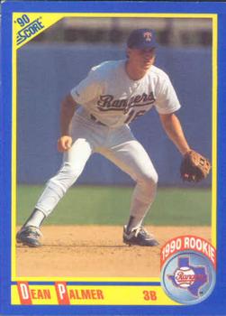 #594 Dean Palmer - Texas Rangers - 1990 Score Baseball
