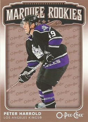 #594 Peter Harrold - Los Angeles Kings - 2006-07 O-Pee-Chee Hockey