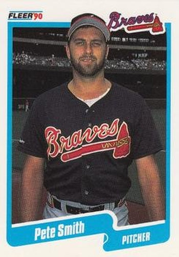 #594 Pete Smith - Atlanta Braves - 1990 Fleer USA Baseball