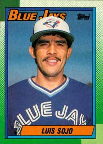 #594 Luis Sojo - Toronto Blue Jays - 1990 Topps Baseball