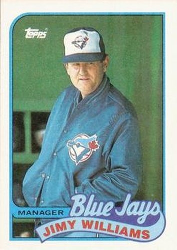 #594 Jimy Williams - Toronto Blue Jays - 1989 Topps Baseball