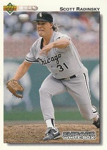 #594 Scott Radinsky - Chicago White Sox - 1992 Upper Deck Baseball