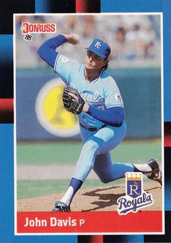 #594 John Davis - Kansas City Royals - 1988 Donruss Baseball