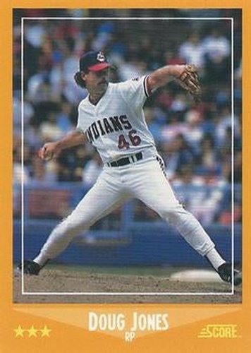 #594 Doug Jones - Cleveland Indians - 1988 Score Baseball