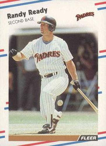 #594 Randy Ready - San Diego Padres - 1988 Fleer Baseball