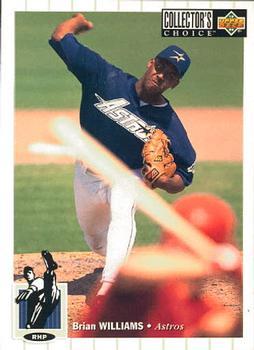 #594 Brian Williams - Houston Astros - 1994 Collector's Choice Baseball