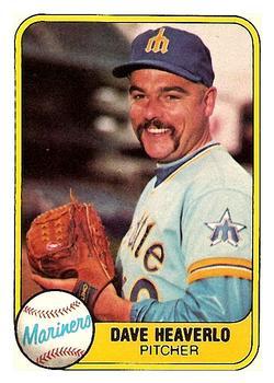 #594 Dave Heaverlo - Seattle Mariners - 1981 Fleer Baseball