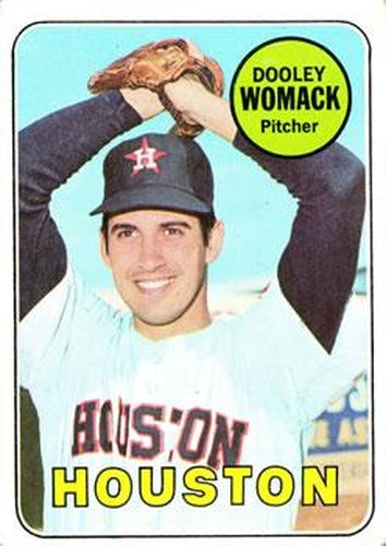 #594 Dooley Womack - Houston Astros - 1969 Topps Baseball