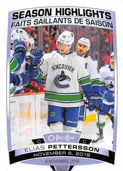 #594 Elias Pettersson - Vancouver Canucks - 2019-20 O-Pee-Chee Hockey