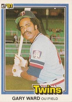 #594 Gary Ward - Minnesota Twins - 1981 Donruss Baseball