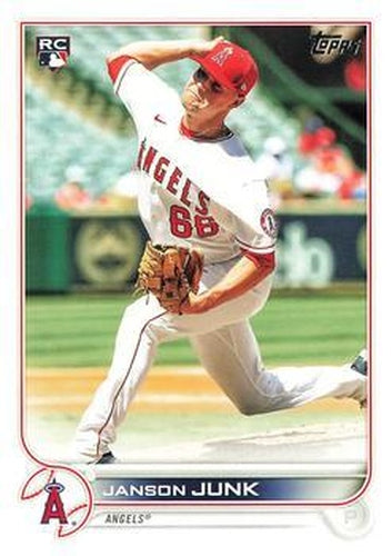 #594 Janson Junk - Los Angeles Angels - 2022 Topps Baseball