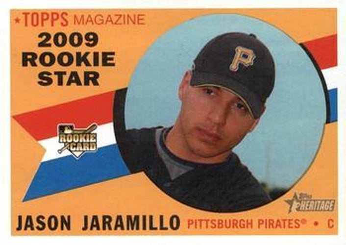 #594 Jason Jaramillo - Pittsburgh Pirates - 2009 Topps Heritage Baseball
