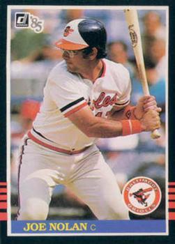 #594 Joe Nolan - Baltimore Orioles - 1985 Donruss Baseball